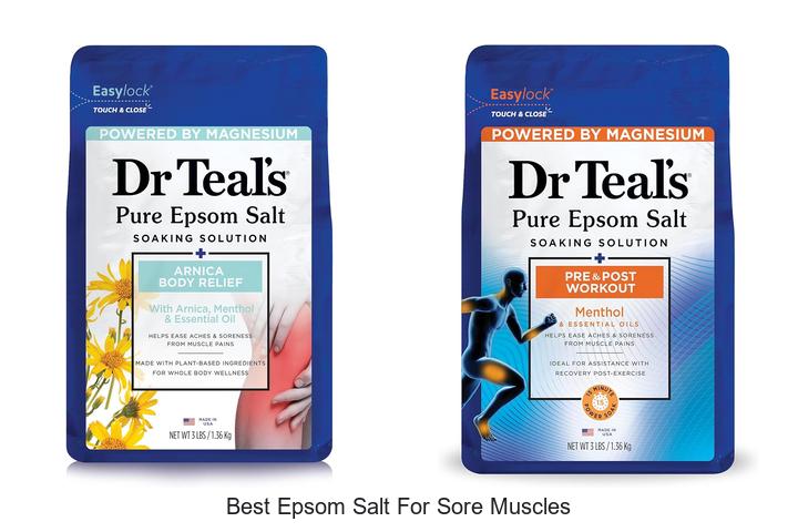 Top 12 Best Epsom Salt for Sore Muscles You Need Now
