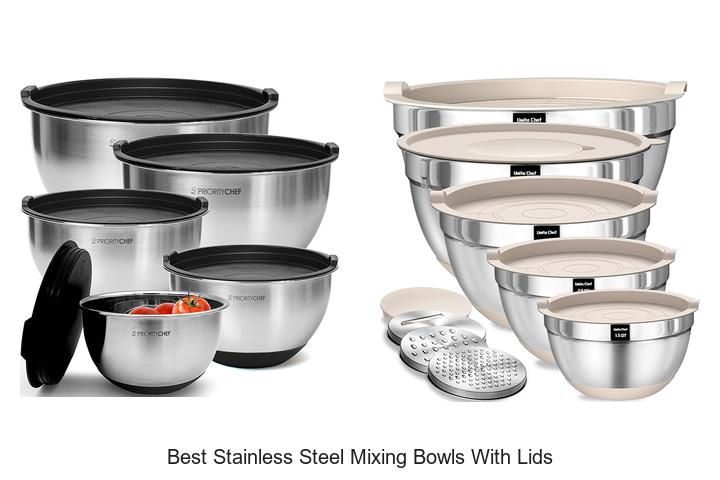 Top 12 Best Stainless Steel Mixing Bowls With Lids Revealed!